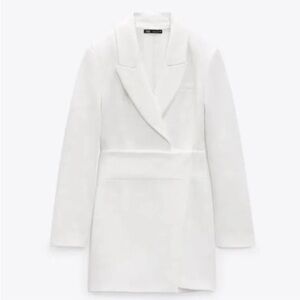 Zara Woman White Blazer / Blazer Dress